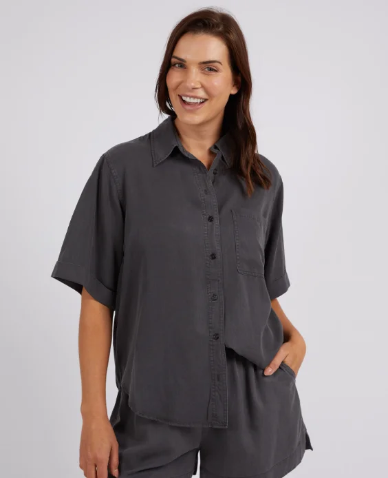 Elm Lifestyle Bliss Washed Shirt-- Chenille Brocade Lace