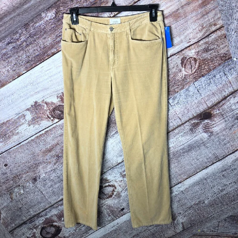 ANN TAYLOR LOFT TAN FELT JEAN SZ 8 TCC Trendy Low-Rise Slim Jeans