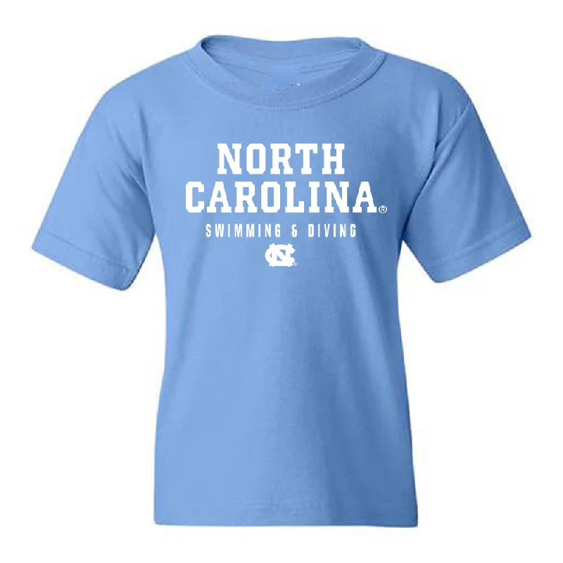 UNC - NCAA Women's Swimming & Diving : Skyler Smith - Classic Shersey Youth T-Shirt-- Graphic Embroidered Appliqued UNC - NCAA Women's Swimming & Diving : Skyler Smith - Classic Shersey Youth T-Shirt-- Graphic Embroidered Appliqued