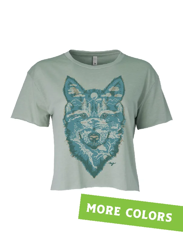 Howl · Cropped T-Shirt-- Fashionable Trendy Casual