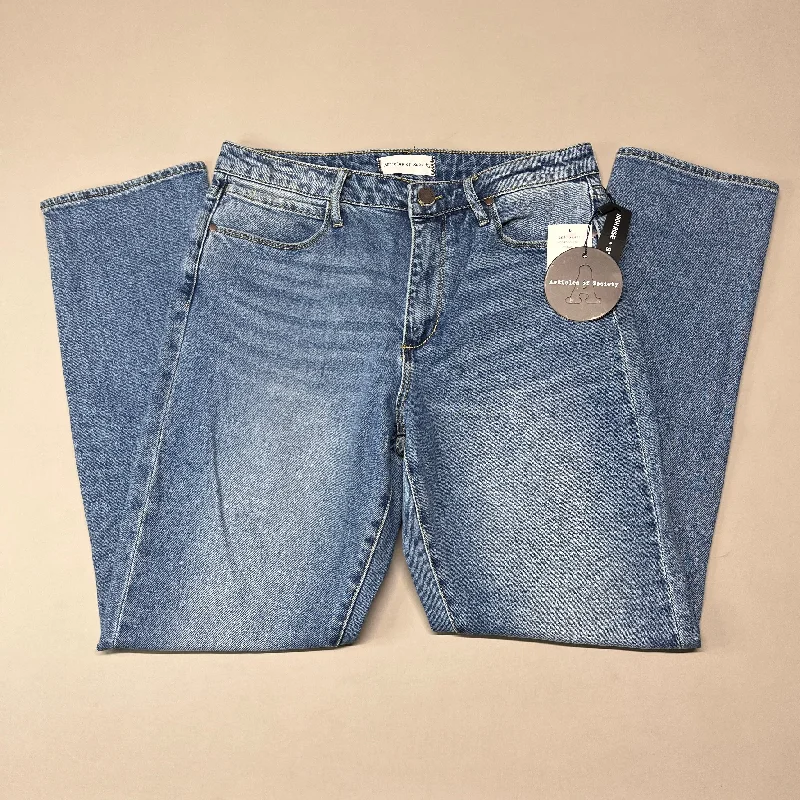 ARTICLES OF SOCIETY OMAO High Rise Denim Jeans Women's Sz 28 Blue 4009TQ3-716 (New) Stylish Cargo Style Jeans ARTICLES OF SOCIETY OMAO High Rise Denim Jeans Women's Sz 28 Blue 4009TQ3-716 (New) Stylish Cargo Style Jeans