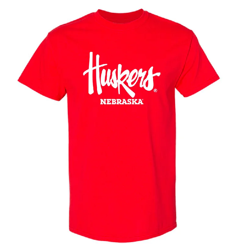 Nebraska - NCAA Women's Swimming & Diving : Madison Lloyd - Generic Shersey T-Shirt-- Thin T-Shirt Open Front Quick Dry