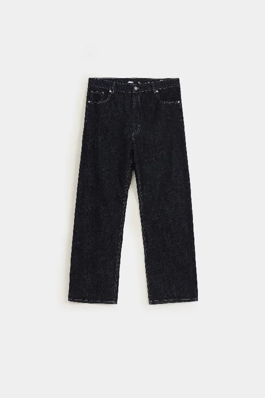 Wide Leg Jeans Trendy Wide-Leg High-Waist Denim