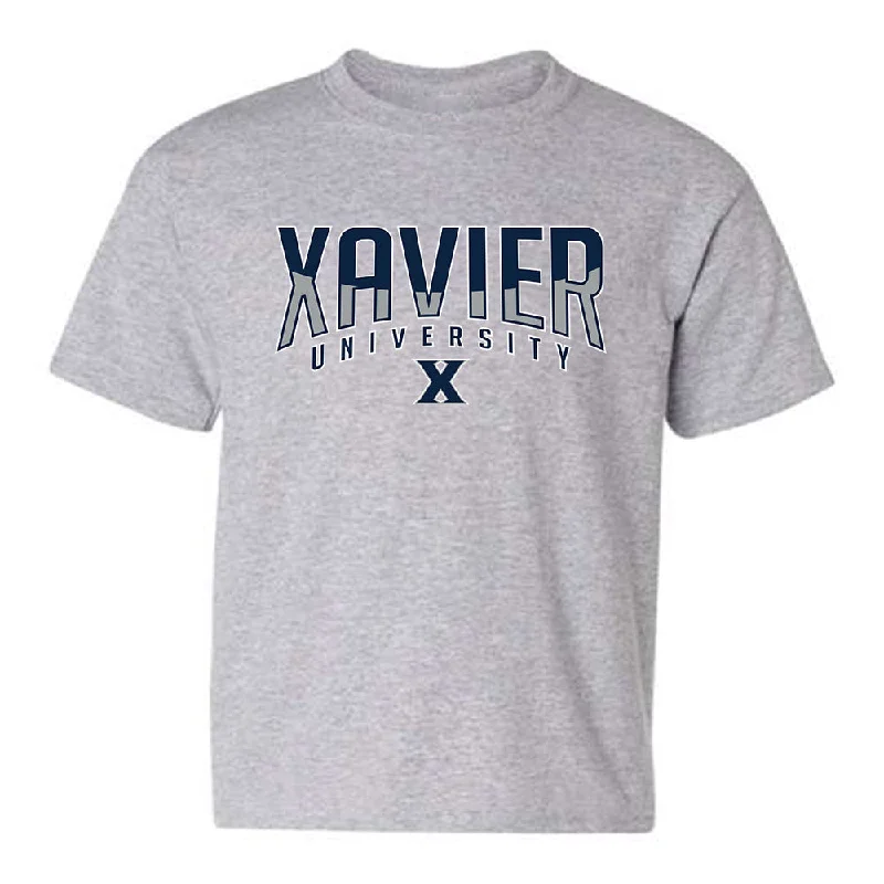 Xavier - NCAA Women's Swimming & Diving : Blessing Nwaozuzu - Youth T-Shirt Classic Shersey-- Notch Collar Peter Pan Collar Cowl Neck Xavier - NCAA Women's Swimming & Diving : Blessing Nwaozuzu - Youth T-Shirt Classic Shersey-- Notch Collar Peter Pan Collar Cowl Neck