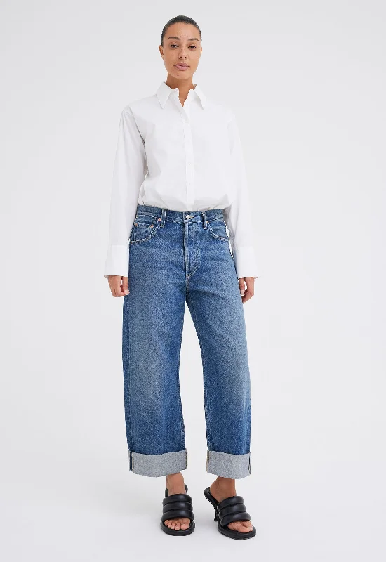 Citizens of Humanity Ayla Baggy Jean - Brielle Trendy Patchwork Denim Jeans