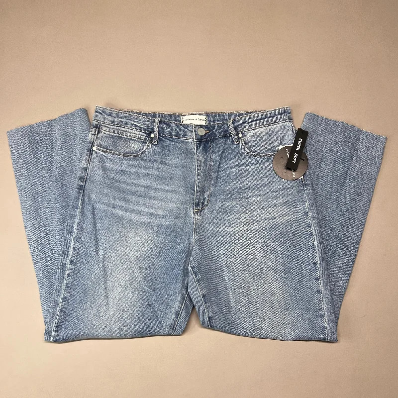 ARTICLES OF SOCIETY Orchidland Ripped Denim Jeans Women's Sz 32 Blue 4009TQ3-717 (New) Casual Distressed Denim Jeans ARTICLES OF SOCIETY Orchidland Ripped Denim Jeans Women's Sz 32 Blue 4009TQ3-717 (New) Casual Distressed Denim Jeans