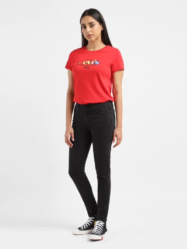 Women's Mid Rise 711 Skinny Fit Jeans Casual Loose Fit Jeans