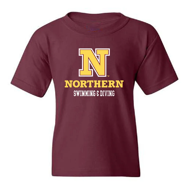 NSU - NCAA Women's Swimming & Diving : Haley Osborne - Youth T-Shirt-- Rayon Fabric Velvet Fabric Corduroy Fabric