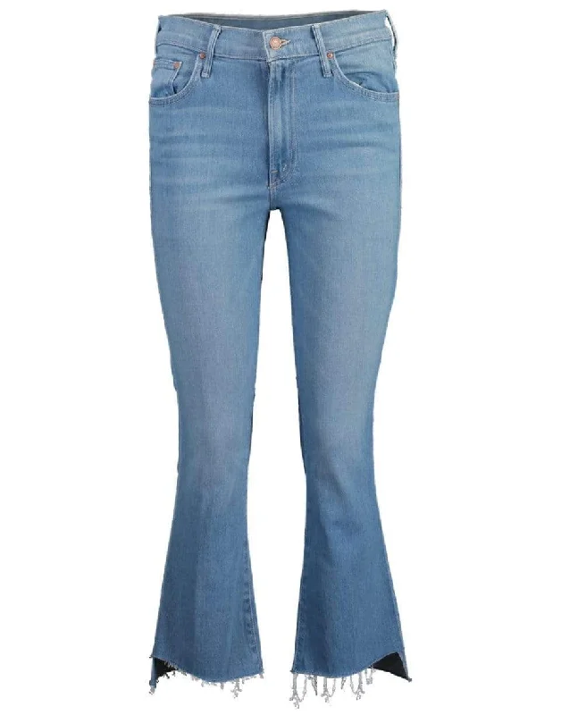 The Insider Crop Step Fray Denim Jean Fashionable Cropped Denim Jeans