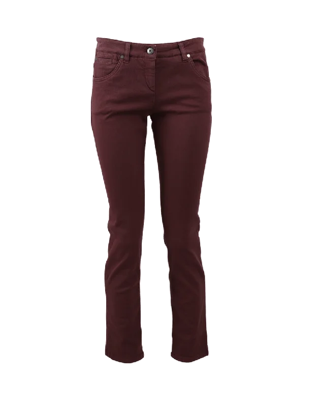Five Pocket Garment Dyed Jean Elegant Bootcut Fit Jeans