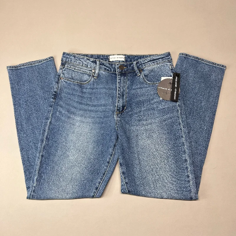 ARTICLES OF SOCIETY OMAO High Rise Denim Jeans Women's Sz 27 Blue 4009TQ3-716 (New) Comfortable Straight-Legged Denim ARTICLES OF SOCIETY OMAO High Rise Denim Jeans Women's Sz 27 Blue 4009TQ3-716 (New) Comfortable Straight-Legged Denim