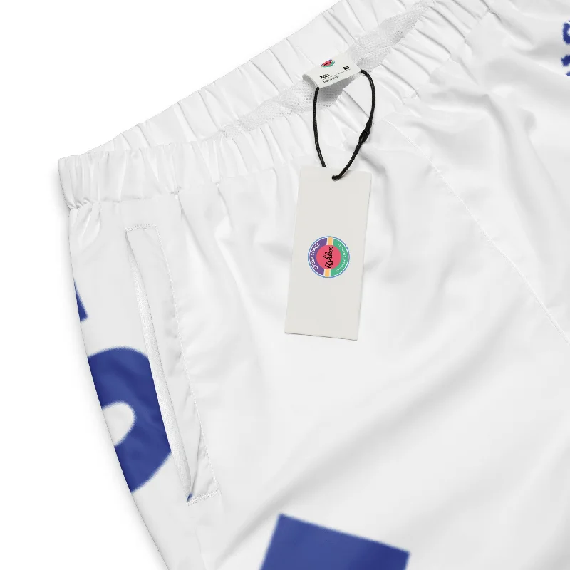 Ushkee Iron Man women's white track pants Classic Flared Pants
