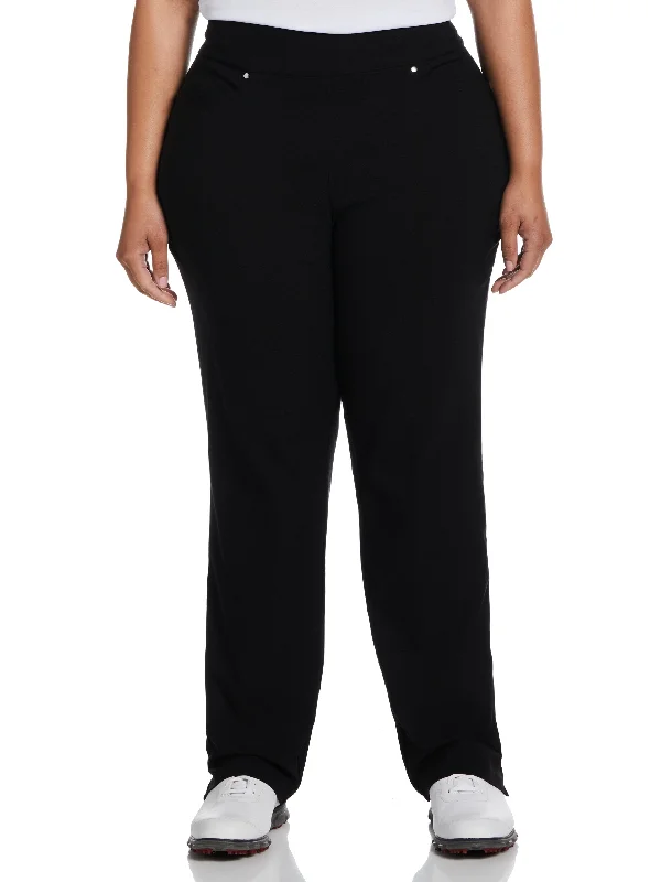 Women's Plus Size Pull-On Golf Pant Comfortable Jogger Trousers