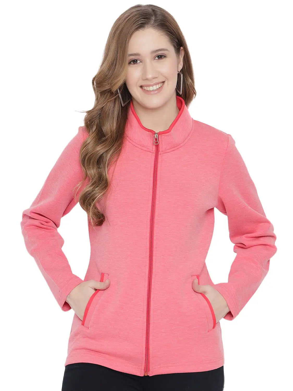 Trufit Women's Full Sleeve Sweatshirt Hoodie with Rhinestones Sparkly Elegant