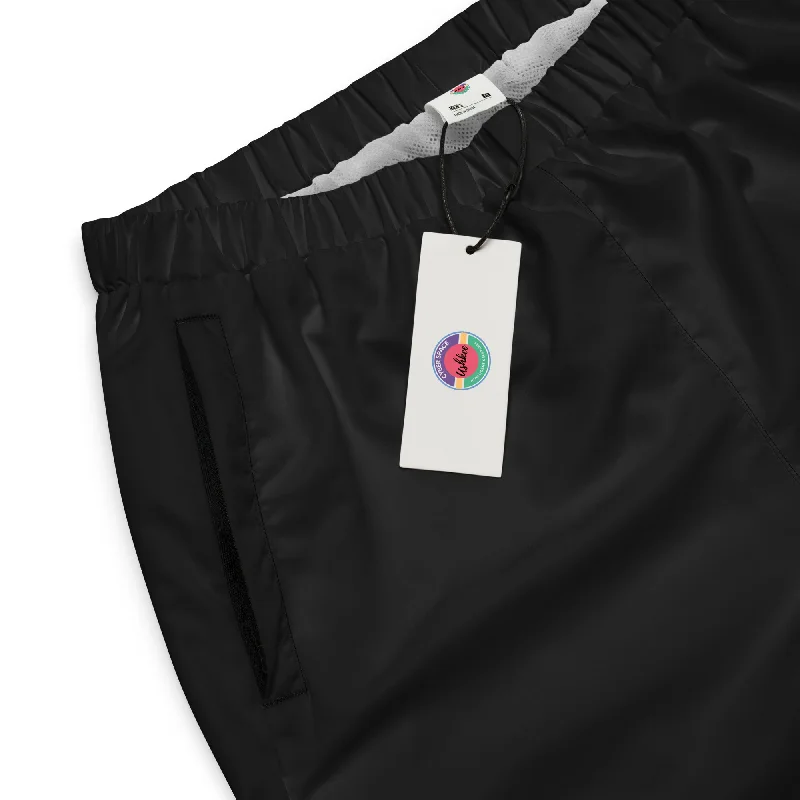 Ushkee Iron Man women's black track pants Casual Lounge Pants