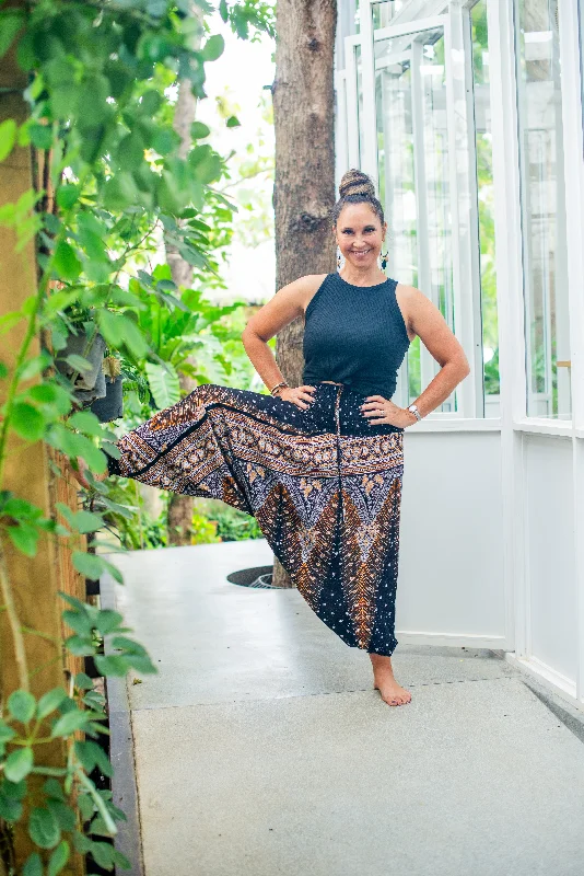 Feather Love Harem Pants High-Waist Trousers