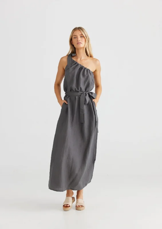 ZAGORA DRESS - CHARCOAL Tunics Practical durable