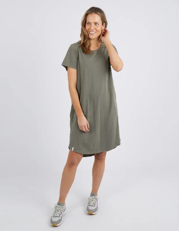 EASY LIVING DRESS - KHAKI Tunics Formal black