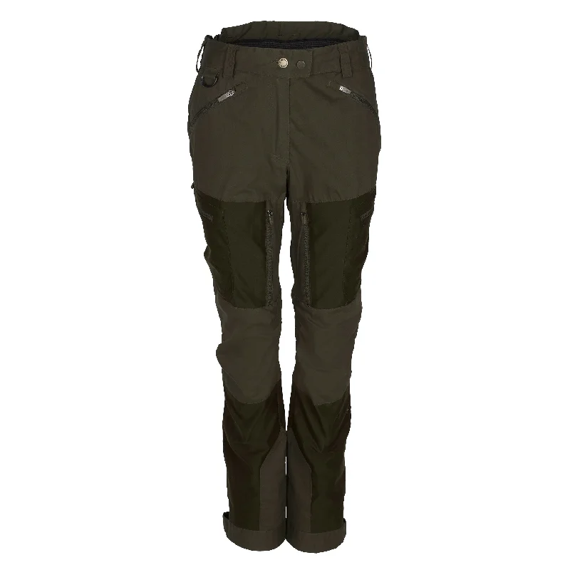 Women's Pants Furudal Tracking mossgreen Comfy Zip-Up Pants