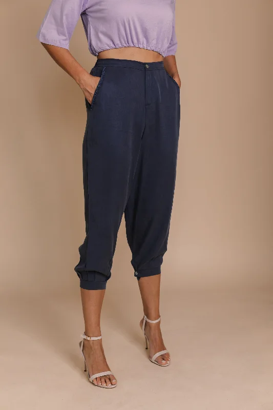 Organic Tencel Utilitarian Ankle Pants by BYNES NEW YORK | Apparel & Accessories Classic Chino Pants