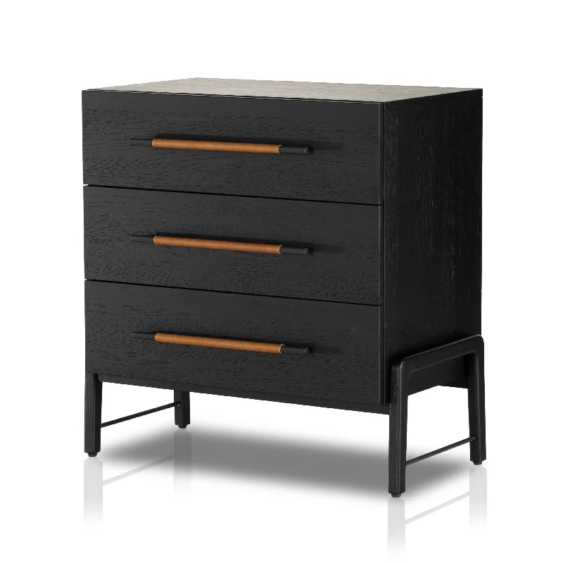 Rosedale 3 Drawer Dresser-Ebony Oak Tunics Party sparkling