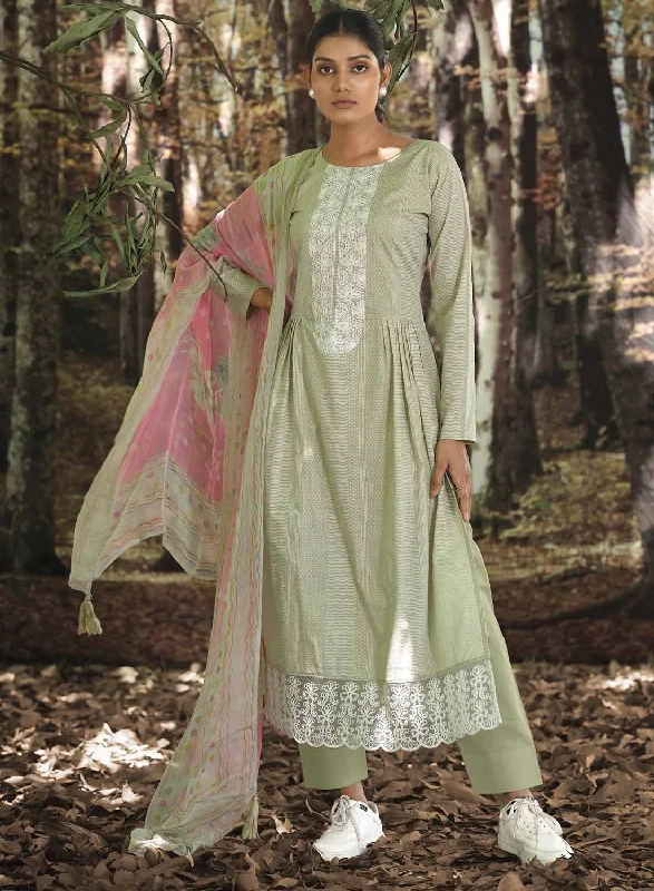 Women Unstitched Lawn Cotton Suit Dress Material with Chiffon Dupatta Tunics Floral girly Women Unstitched Lawn Cotton Suit Dress Material with Chiffon Dupatta Tunics Floral girly