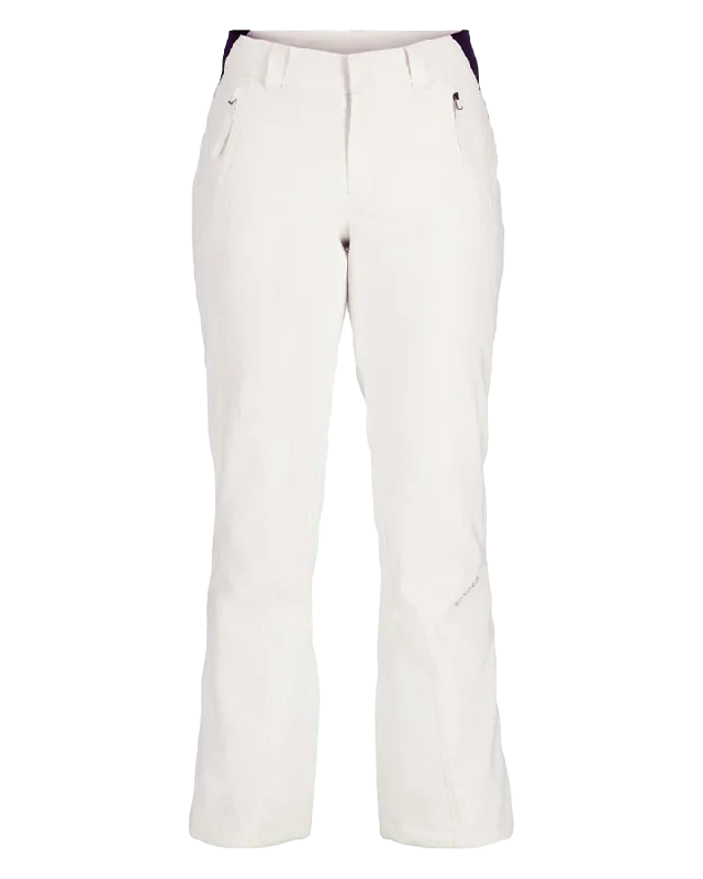 Spyder Winner Womens Snow Pant - White - 2023 Comfy High-Waist Jeans