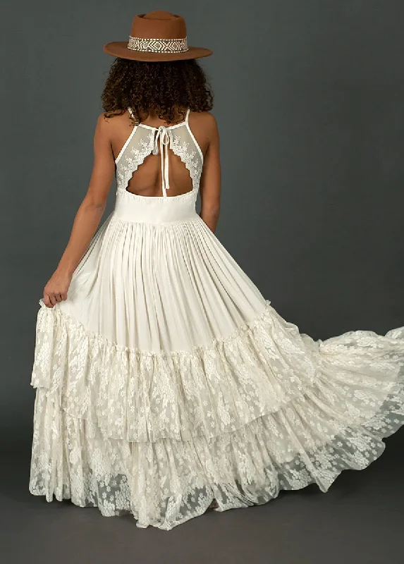 Girls Maxi Lace Chiffon Photoshoot Dresses For 3-15 Years Off-the-shoulder Chic Trendy Girls Maxi Lace Chiffon Photoshoot Dresses For 3-15 Years Off-the-shoulder Chic Trendy