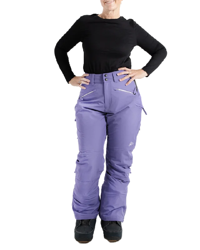 Nobody's Princess Zali Women's Snow Pant Regular - Violet Relaxed Linen Pants