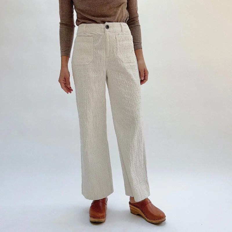 Habitat | Rustic Stretch Corduroy Ankle Pant in Winter Fashionable Tapered Leg Pants