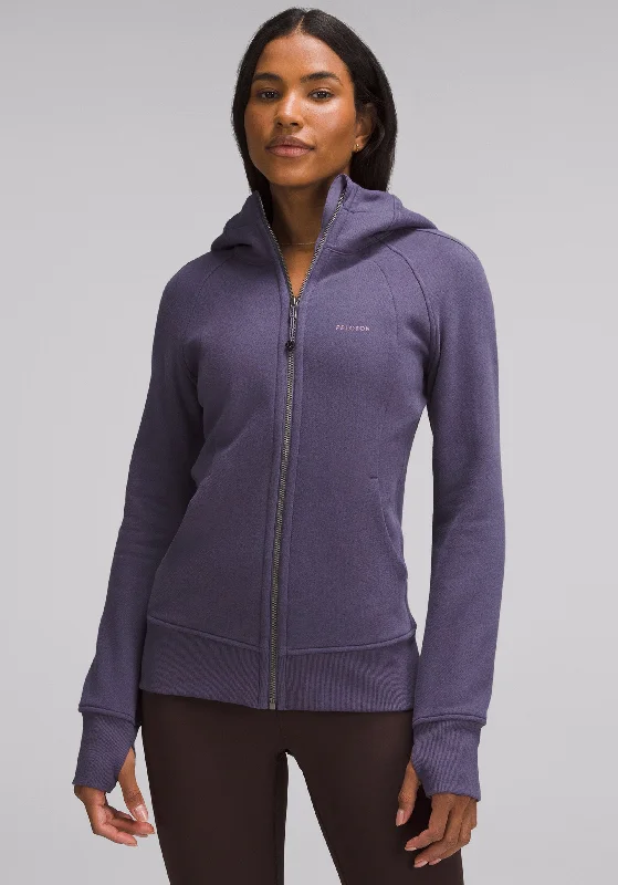 Scuba Full-Zip Hoodie Zip Hoodie Drawstring Kangaroo Pocket