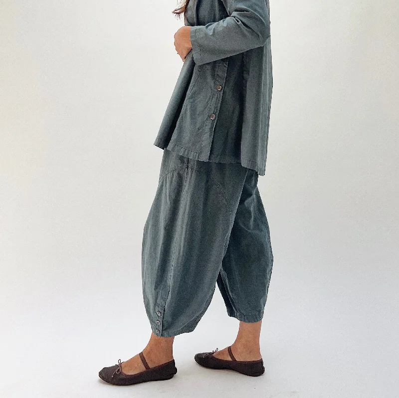 Eleven Stitch | Doreen Pant in Denim High-Waist Yoga Pants