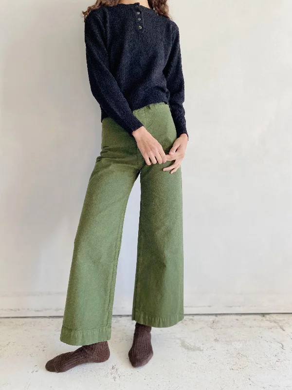 sailor pant in olive Fashionable Jogger Pants