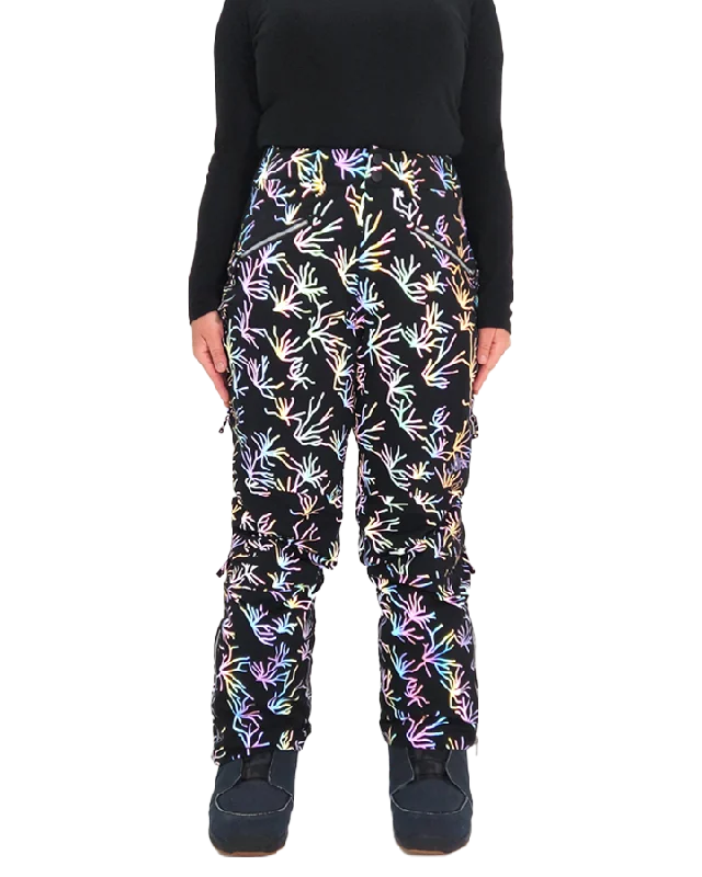 Nobody's Princess Zali Women's Snow Pant Short - Iridescent Classic Straight Pants