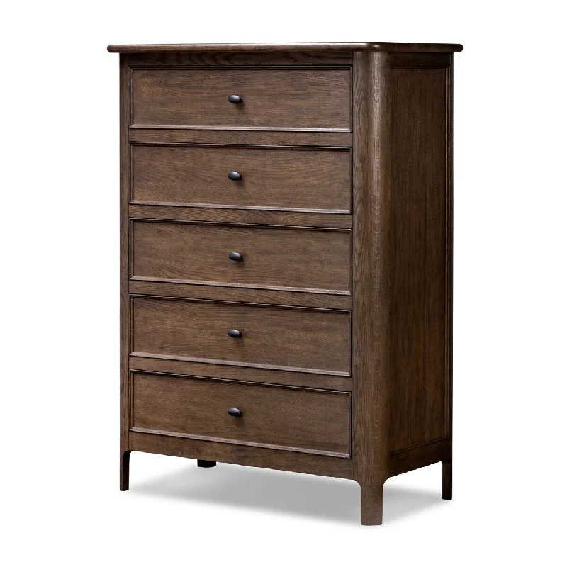 Russ Tall Dresser, Aged Oak Veneer Tunics Cozy soft