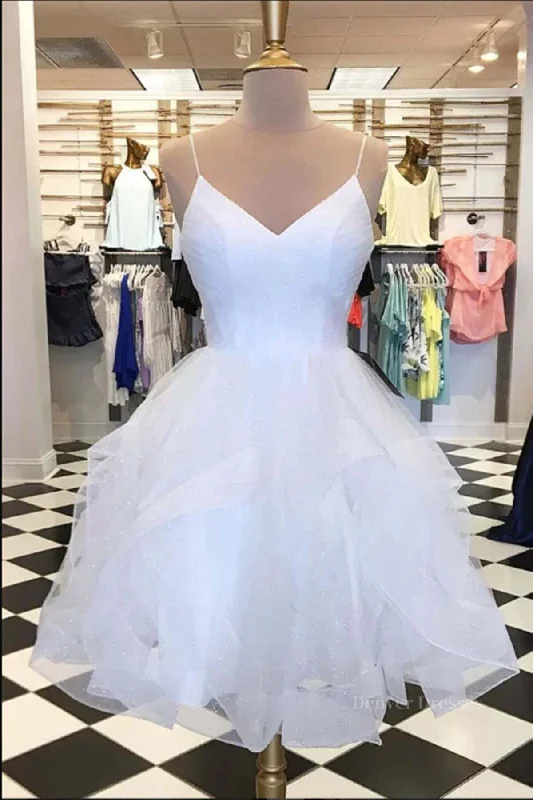 Short V Neck Puffy Prom Dresses, Short V Neck Formal Homecoming Dresses Tunics Stylish elegant Short V Neck Puffy Prom Dresses, Short V Neck Formal Homecoming Dresses Tunics Stylish elegant