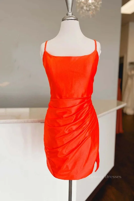 Short Ruched Bodycon Prom Dresses, Short Bodycon Formal Homecoming Dresses Tunics Fashionable chic Short Ruched Bodycon Prom Dresses, Short Bodycon Formal Homecoming Dresses Tunics Fashionable chic