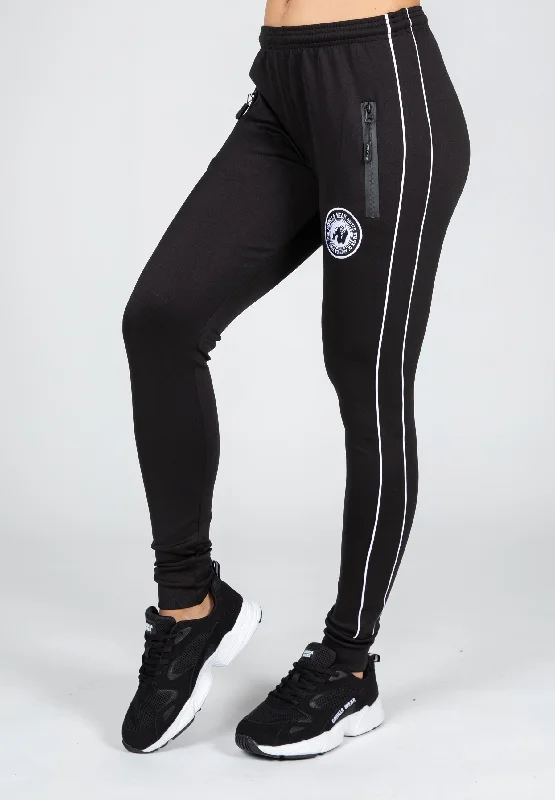 Montana Track Pants - Black Comfy Cargo Trousers
