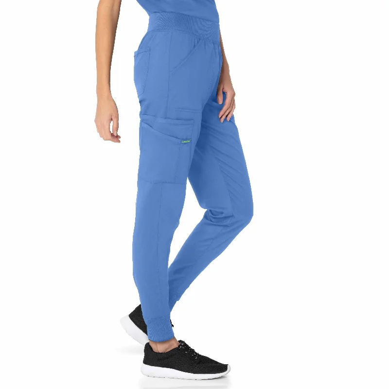 Landau ProFlex Women's 7 Pockets Modern Fit Jogger Scrub Pants Soft Cotton Pants