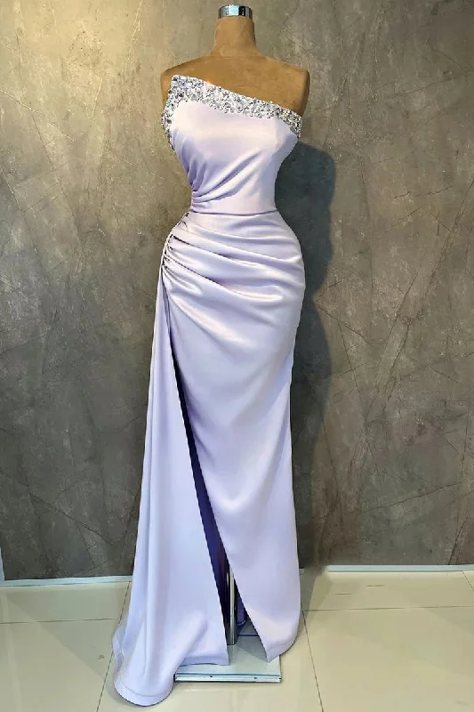 chic & modern lilac sheath strapless beaded pleats prom evening dress Tunics stripes playful chic & modern lilac sheath strapless beaded pleats prom evening dress Tunics stripes playful