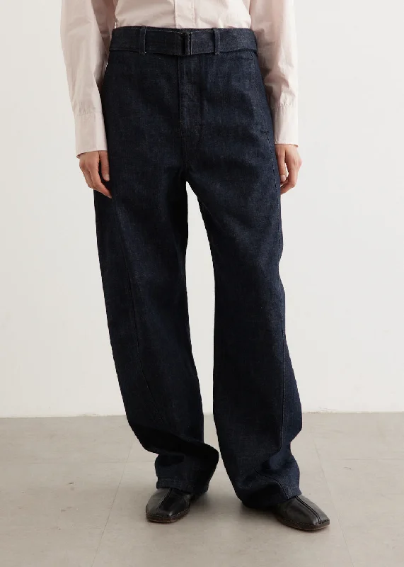Twisted Belted Pants Elegant Dress Pants