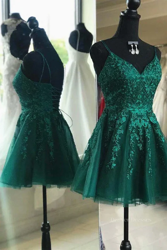 Cute V Neck Green Lace Short Prom Homecoming Dresses, Green Lace Formal Dresses, Green Evening Dresses Tunics Sophisticated sleek Cute V Neck Green Lace Short Prom Homecoming Dresses, Green Lace Formal Dresses, Green Evening Dresses Tunics Sophisticated sleek