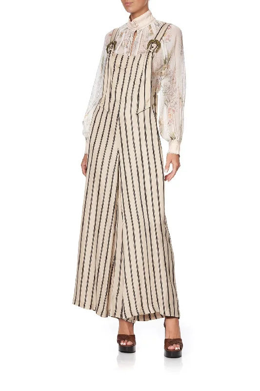 OVERALL WITH FLARE PANT MEMORIES OF MOREE Comfy Zip-Up Pants