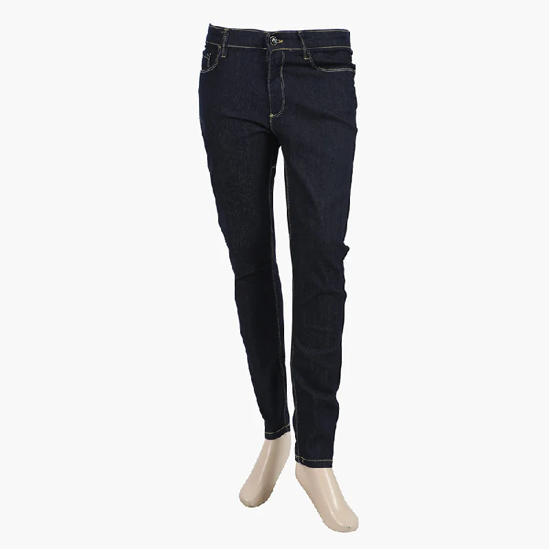 Women's Basic Denim Pant - Dark Blue Casual Lounge Pants