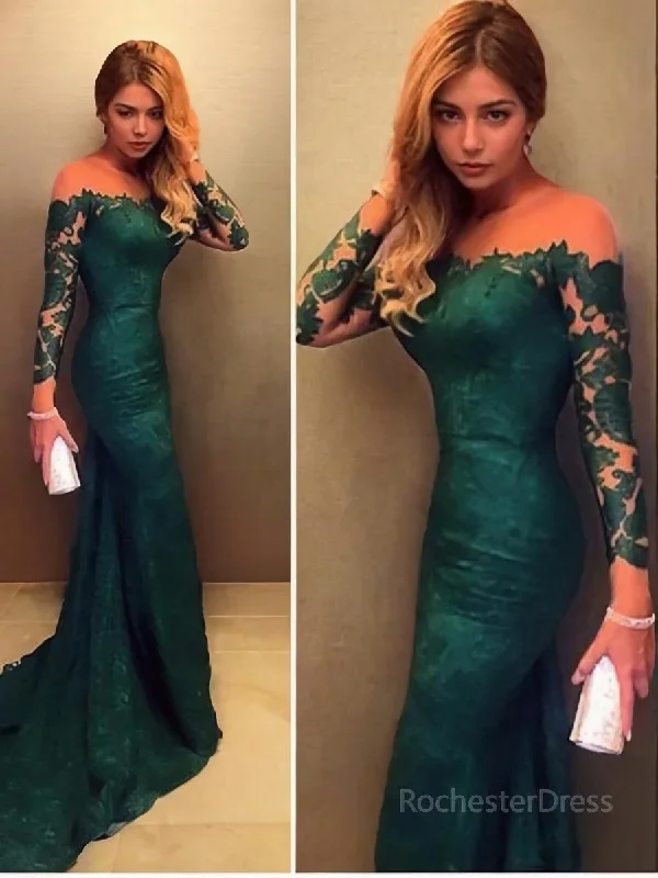 Trumpet/Mermaid Off-the-Shoulder Court Train Lace Evening Dresses With Lace Tunics Luxurious high-end Trumpet/Mermaid Off-the-Shoulder Court Train Lace Evening Dresses With Lace Tunics Luxurious high-end