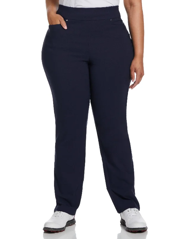 Women's Plus Size Pull-On Golf Pant Comfortable Maternity Pants