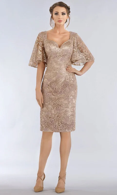 Feriani Couture - 18951SC Embroidered Sweetheart Cocktail Dress Tunics Silk luxurious Feriani Couture - 18951SC Embroidered Sweetheart Cocktail Dress Tunics Silk luxurious