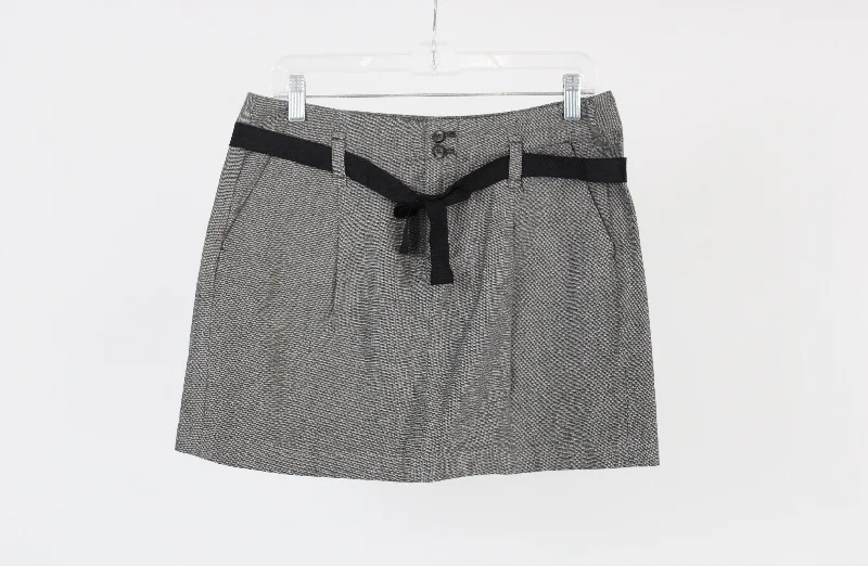 Gap Wool Blend Belted Skirt | 4 a-line skirt cut