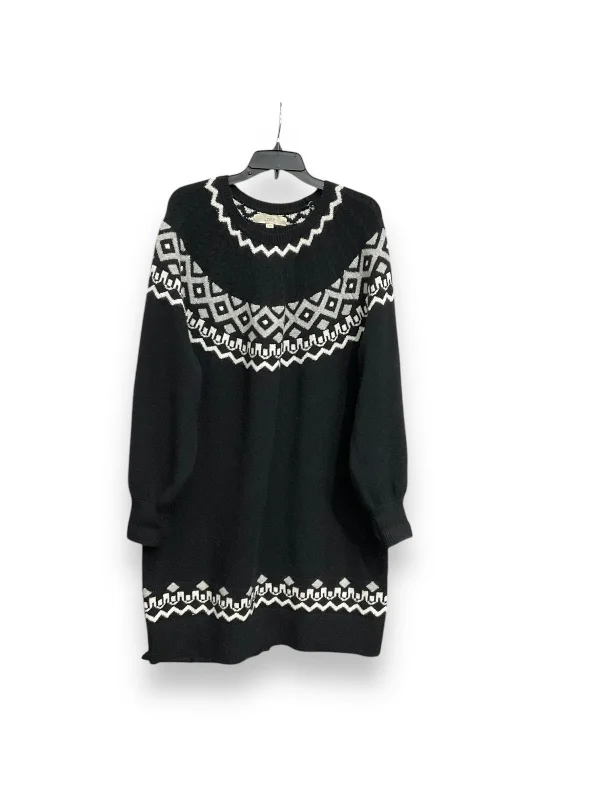 Dress Sweater By Loft In Black, Size: Xl Fleece Fabric Down Fabric Feather Fabric