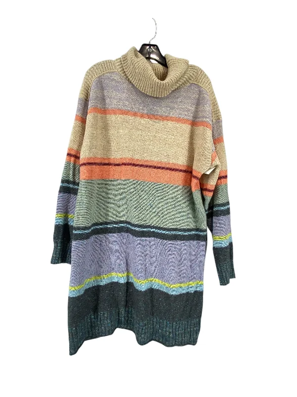 Dress Sweater By Daily Practice By Anthropologie In Multi-colored, Size: 1x Lace Blend Ribbed Blend Corduroy Blend Dress Sweater By Daily Practice By Anthropologie In Multi-colored, Size: 1x Lace Blend Ribbed Blend Corduroy Blend